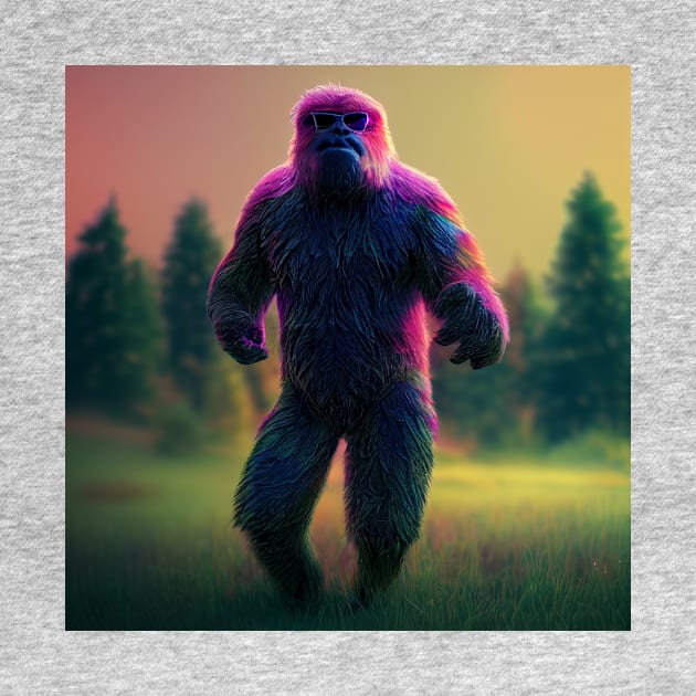 Dope Sasquatch in Nature by Grassroots Green